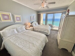 2 室のベッドルーム、アイロン / アイロン台、WiFi (無料)、ベッドシーツ