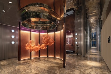 Check-in/check-out kiosk