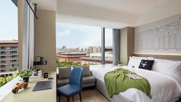 Superior-Suite, 2 Schlafzimmer | 1 Schlafzimmer, Bettwäsche aus ägyptischer Baumwolle