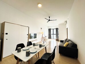 Apartment, 2 Bedrooms, Air conditioning | Living area | TV - D'Sara Sentral Suites by Manhattan Group (Sungai Buloh)