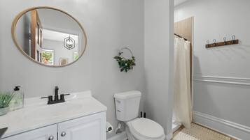 Shower, hair dryer