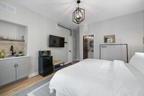 1 Schlafzimmer, Bügeleisen/Bügelbrett, kostenloses WLAN, Bettwäsche