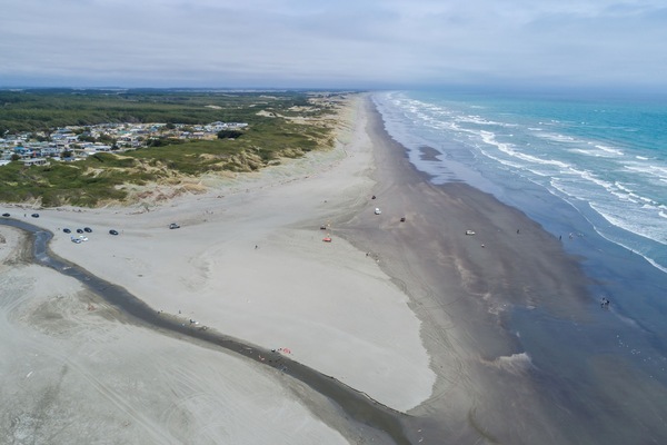 Beach. You can drive on the beach