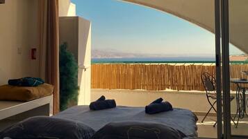 1 slaapkamer, een bureau, gratis wifi, beddengoed