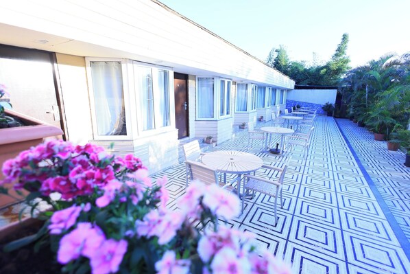 Voorkant van accommodatie