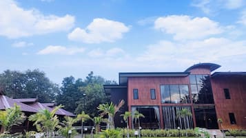 Voorkant van accommodatie