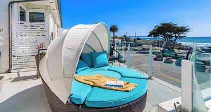 7 Bungalows | Steps to Pier + Beach | Ocean Views, Outdoor Bar, Firepit, Lounge