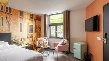 Suite | 1 slaapkamer, een bureau, een laptopwerkplek, gratis wifi