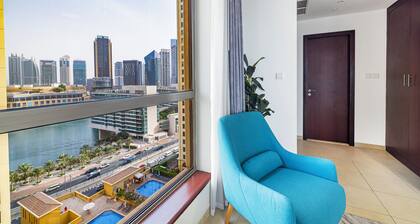 Elegant 1Br Apart With Beach Access In Dubai Creek