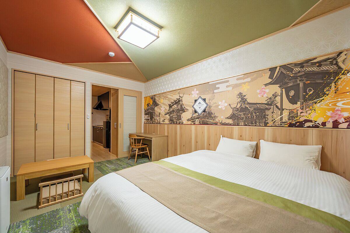 Basic-Apartment, 1 Queen-Bett, Nichtraucher, Kühlschrank und Mikrowelle | 1 Schlafzimmer, Schreibtisch, kostenloses WLAN