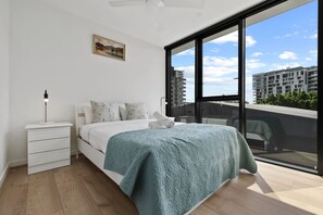 1 غرفة نوم ومكواة/لوح كي وواي فاي وملاءات أسرّة