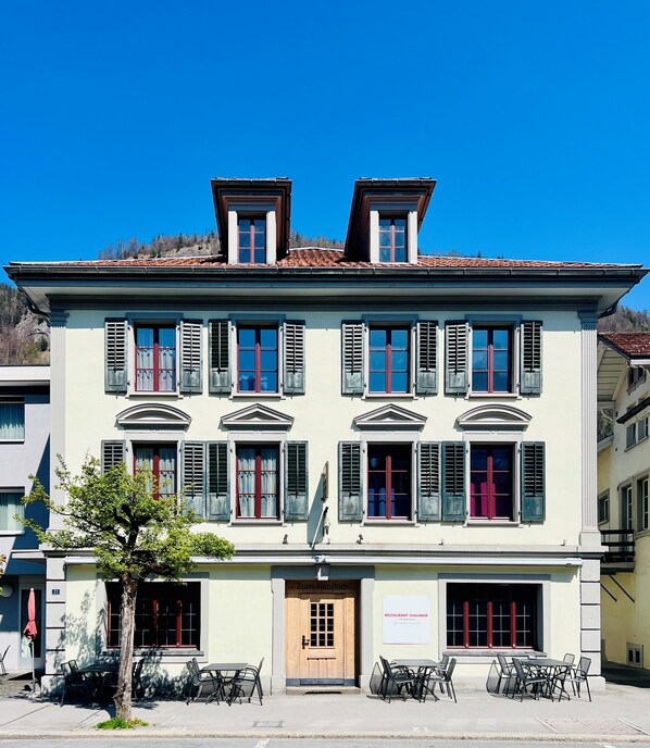 Fassade der Unterkunft