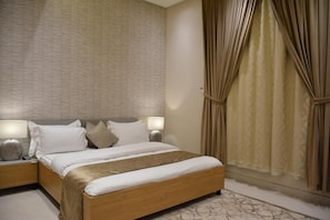 Double or Twin Room | Minibar, free WiFi, bed sheets - شقق الشرفة للشقق المفروشة -AlSHORFA FURNISHED APARTMENT (Riyadh)