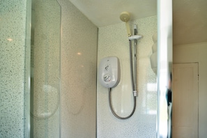 Shower, hair dryer
