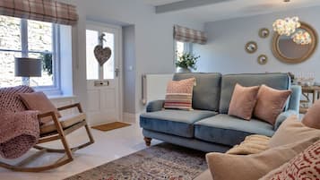 Smart TV y chimenea