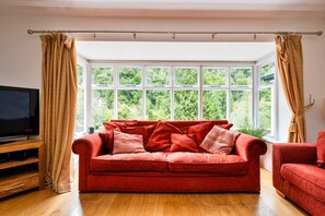 Smart-TV, peis, DVD-spiller og bordtennis