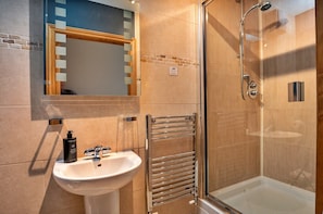 Shower, hair dryer