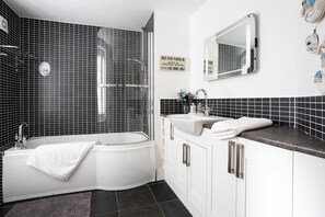 Shower, hair dryer