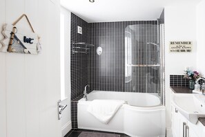 Shower, hair dryer