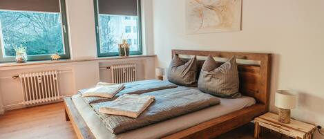 1 Schlafzimmer, kostenloses WLAN, Bettwäsche