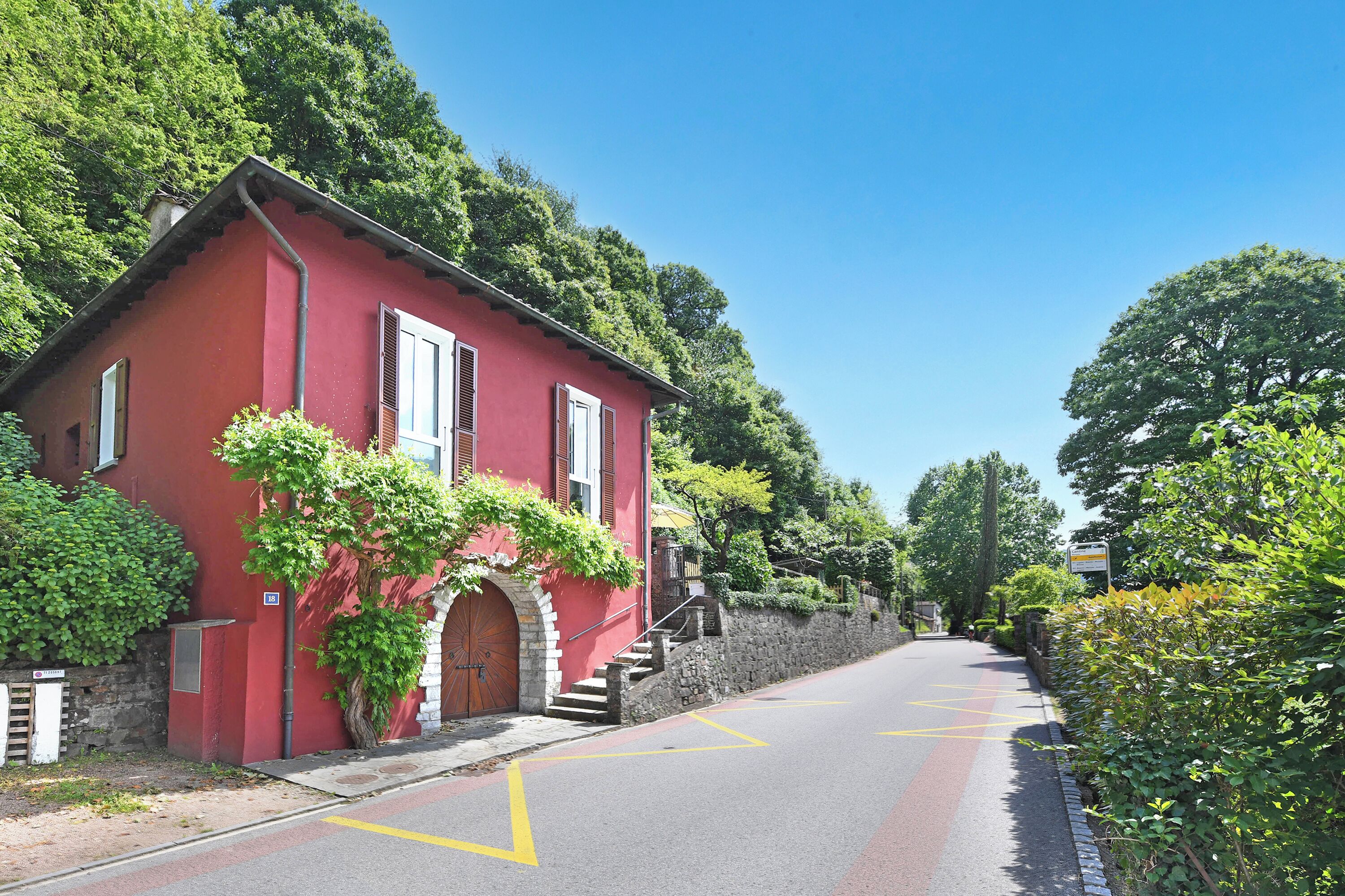 Standard-Haus, 3 Schlafzimmer, Kamin, Seeseite (Mica Aurea Morcote - Villa with) | Aussenbereich