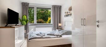 Appartement de vacances 'Kleines Glück' avec balcon et Wi-Fi