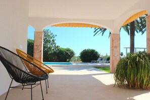 Terrace/patio - My Rental Homes - Villa Acapulco private pool, barbeque and wifi (Palma De Mallorca)
