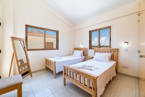 2 slaapkamers, beddengoed