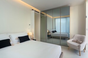 2 Schlafzimmer, Reisekinderbett, kostenloses WLAN