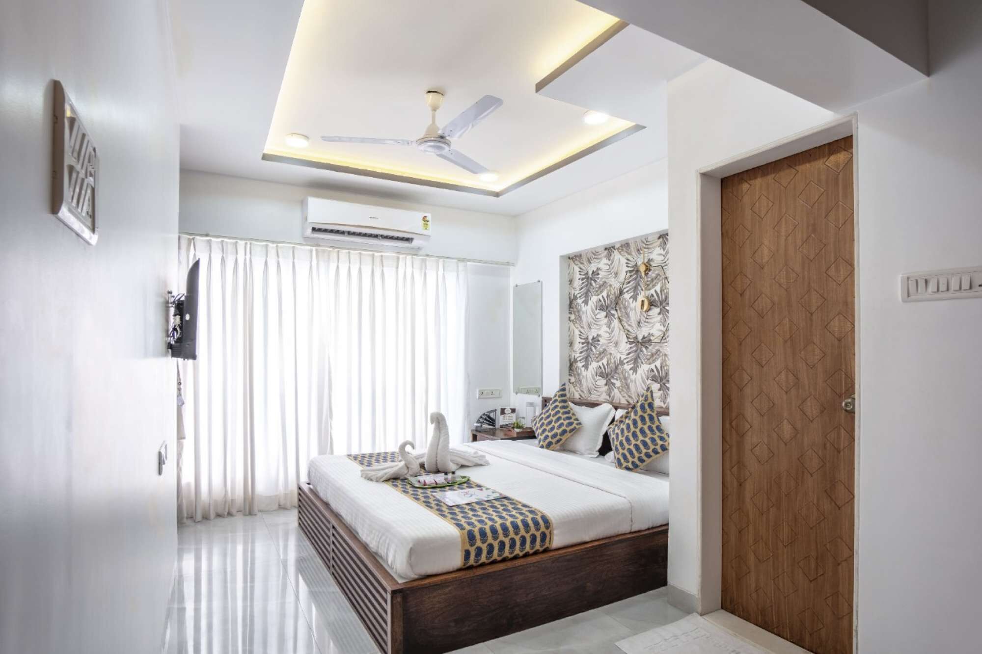 1 soverom, skrivebord, strykejern/-brett og wi-fi