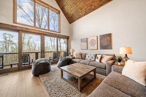 スマートテレビ、暖炉、ミュージックライブラリ、ビデオライブラリ