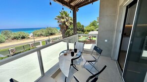 Familieleilighet, 2 soverom, balkong, sjøutsikt | Utsikt fra balkong