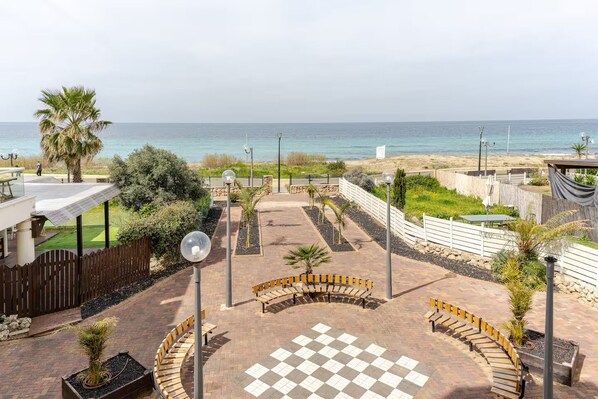 Familienapartment, 2 Schlafzimmer, Balkon, Meerblick | Blick vom Balkon