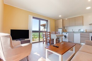 Living room - Rustic Apartment in Parres Asturias With a Splendid View (Parres)