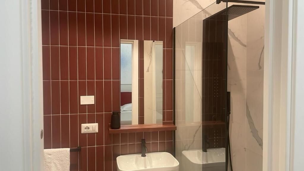 Superior Room | Bathroom | Hair dryer, bathrobes, slippers, towels