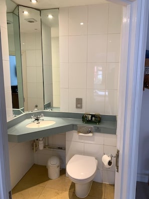 Free toiletries, hair dryer, towels, soap