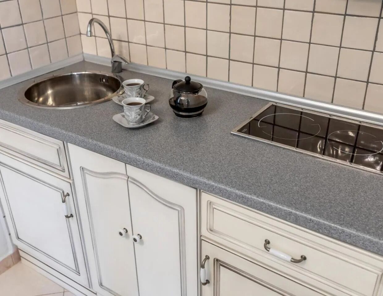 Habitación Deluxe, balcón, vista a la ciudad | Cocina privada