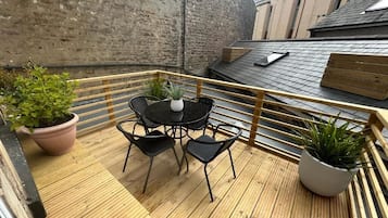 City-Apartment, Stadtblick | Terrasse/Patio