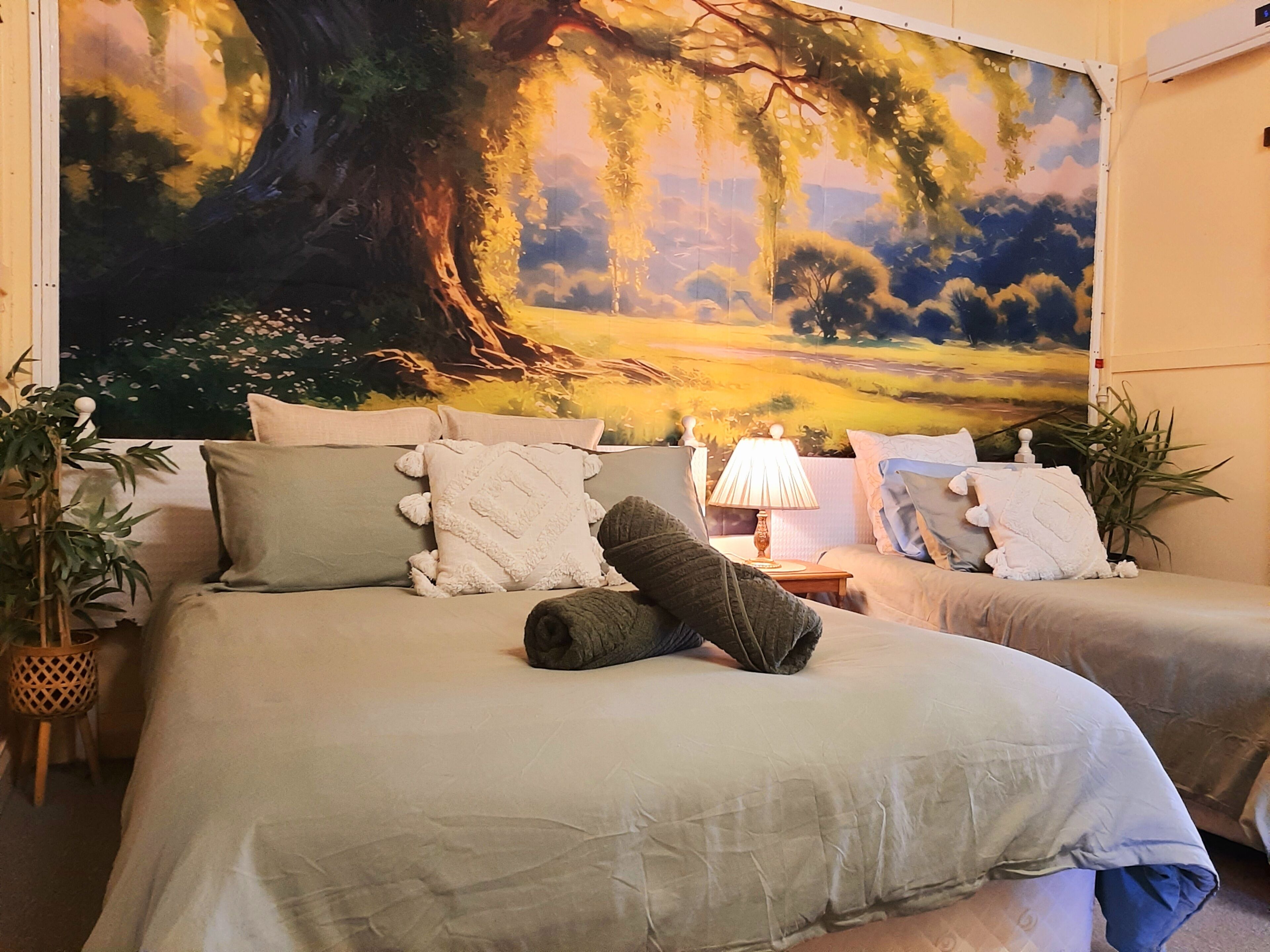 5 soverom, strykejern/-brett, wi-fi og sengetøy