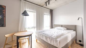 Standard studio | Verdunkelungsvorhänge, schallisolierte Zimmer, kostenloses WLAN