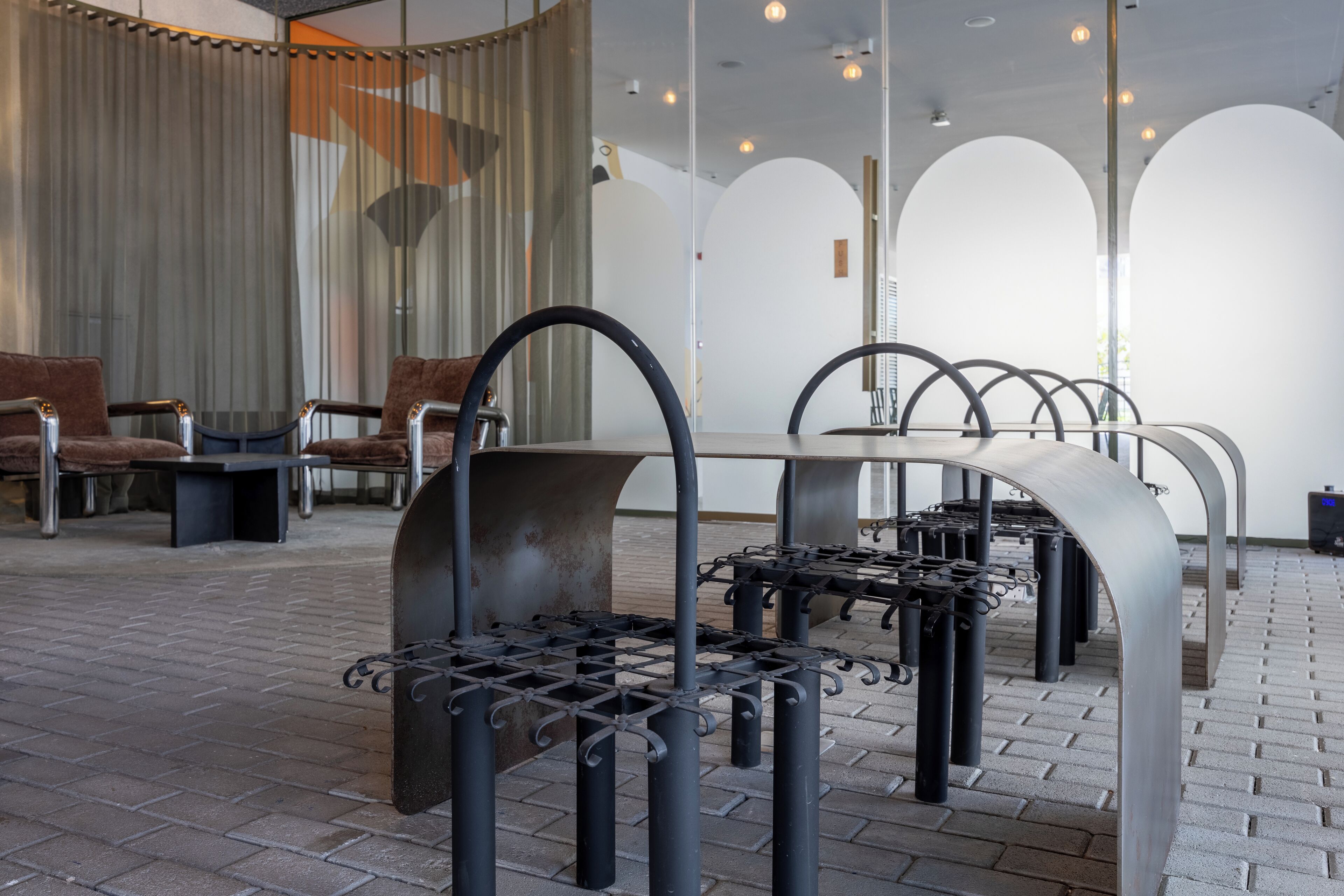 Sitteområde i lobbyen