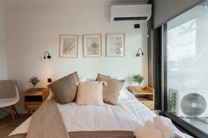 1 chambre, fer et planche Ă repasser, Wi-Fi, draps fournis