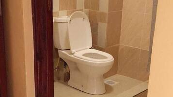 Superior Studio Suite, City View | Bathroom | Shower, slippers, towels, soap