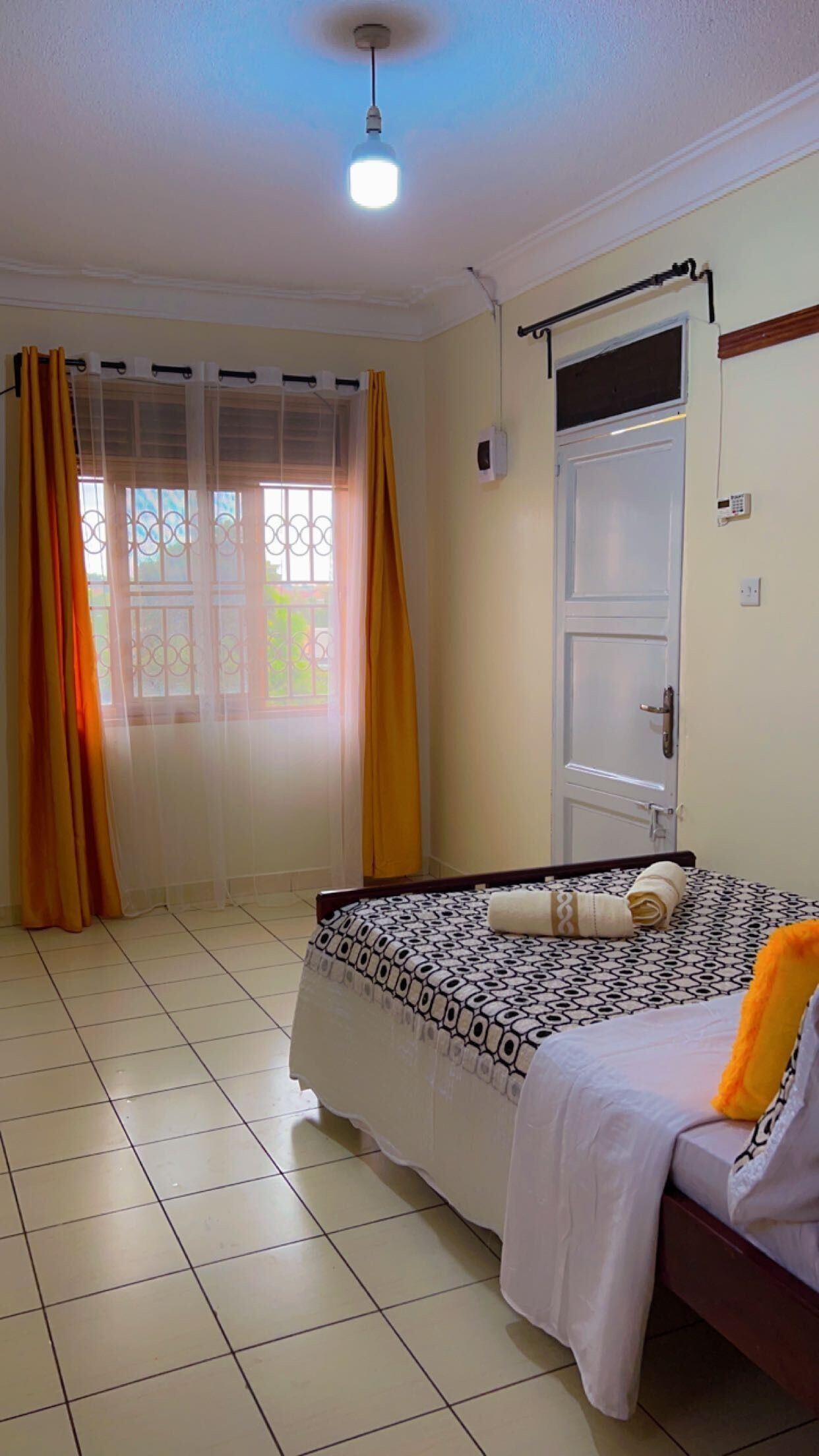 1 غرفة نوم وملاءات أسرّة