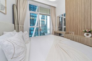 Apartment, Balcony, City View | 2 bedrooms, free WiFi - Premium 2BR Apt Home Fully Furnished (Dubai)