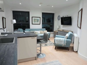 Apartment | Living area | TV - Seaview Loft 20 Portrush (Portrush)