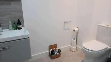 Apartemen | Kamar mandi | Shower, pengering rambut,  dan handuk