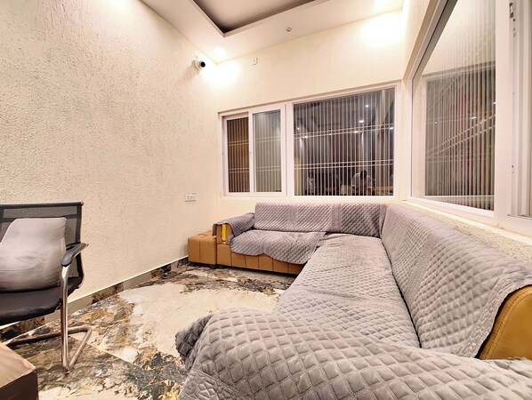 Sala de estar en el lobby