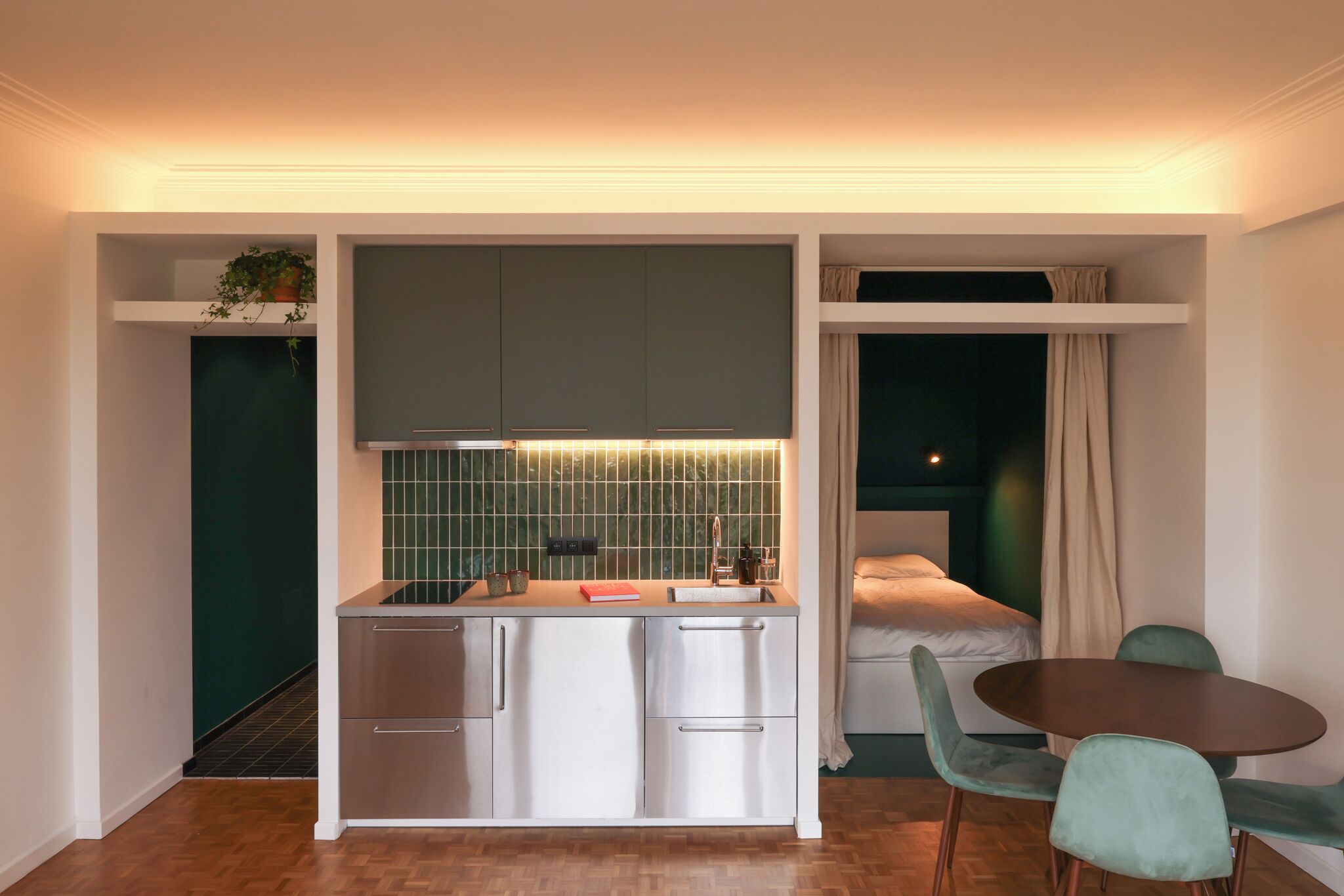 Apartamento conforto, vista para o jardim | Cozinha privada