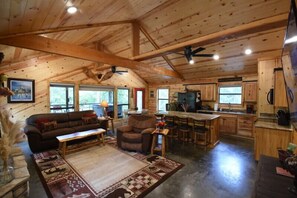 TV, fireplace, DVD player